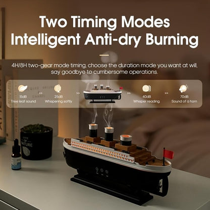 Titanic ship humidifier with remote