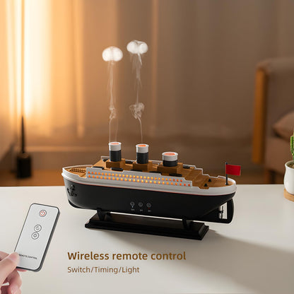 Titanic ship humidifier with remote
