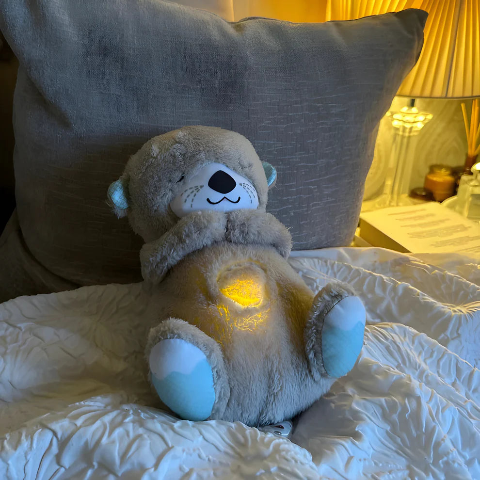 Breathing Teddy Bear with Lights, Sounds & Heartbeat Effect