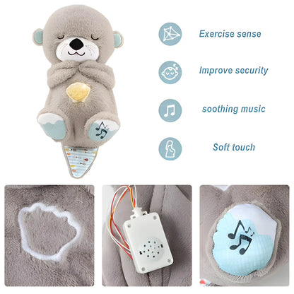 Breathing Teddy Bear with Lights, Sounds & Heartbeat Effect