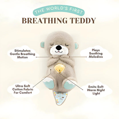 Breathing Teddy Bear with Lights, Sounds & Heartbeat Effect