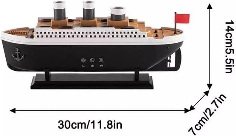 Titanic ship humidifier with remote